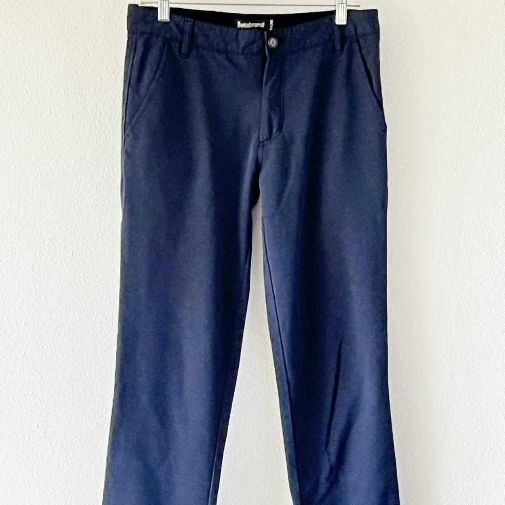 BETABRAND Men’s Knit Polyester/Cotton Blend Business Casual Pants 30 X 34